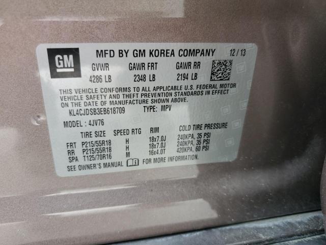 Photo 10 from auction – 2014 BUICK ENCORE PRE with VIN KL4CJDSB3EB618709