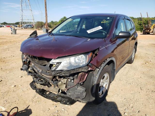 Photo 2 from auction – 2014 HONDA CR-V LX with VIN 5J6RM4H33EL026755