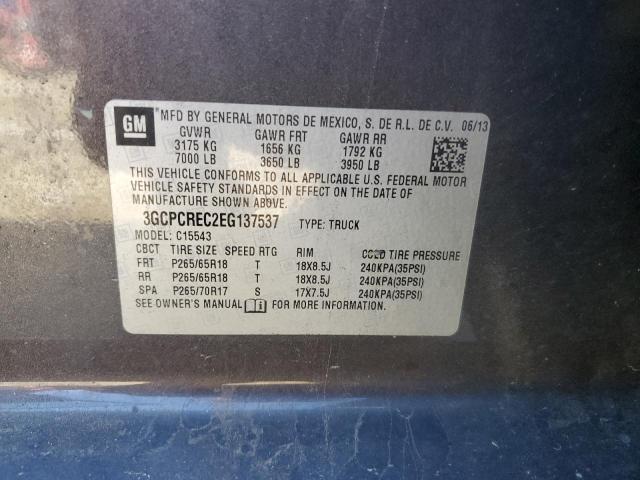 Photo 10 from auction – 2014 CHEVROLET SILVERADO with VIN 3GCPCREC2EG137537