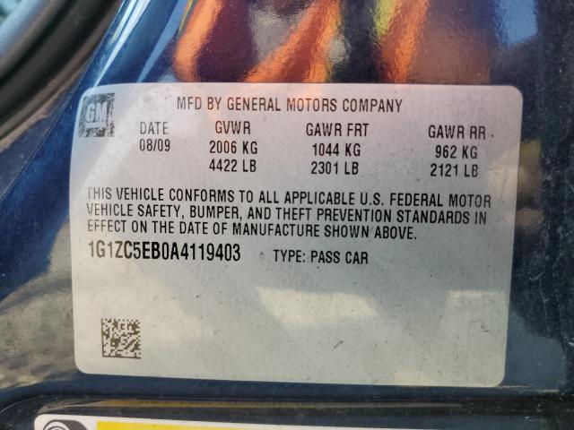 Photo 10 from auction – 2010 CHEVROLET MALIBU 1LT with VIN 1G1ZC5EB0A4119403