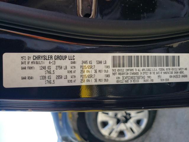Photo 10 from auction – 2013 DODGE JOURNEY SE with VIN 3C4PDCAB3DT687343