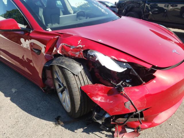 Photo 9 from auction – 2022 TESLA MODEL 3 with VIN 5YJ3E1EB6NF186991