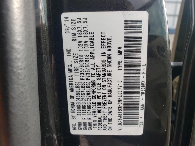 Photo 10 from auction – 2015 ACURA RDX with VIN 5J8TB3H39FL007710