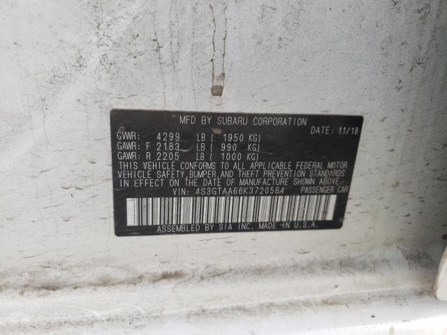 Photo 10 from auction – 2019 SUBARU IMPREZA with VIN 4S3GTAA66K3720564