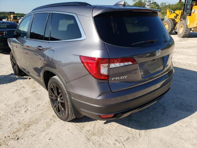 Photo 3 from auction – 2022 HONDA PILOT SE with VIN 5FNYF5H21NB031433