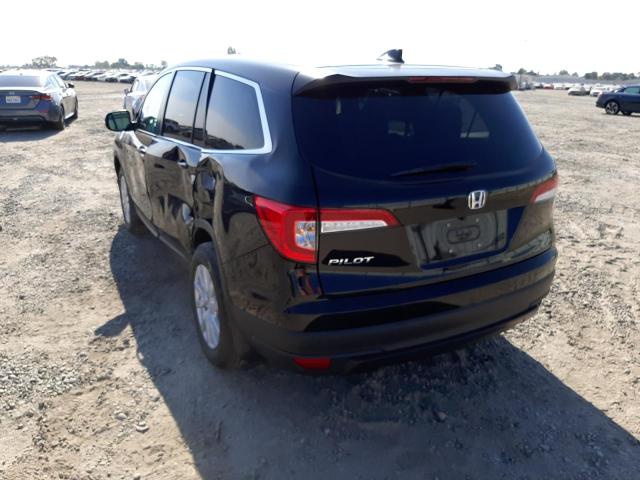 Photo 3 from auction – 2020 HONDA PILOT LX with VIN 5FNYF5H17LB006167