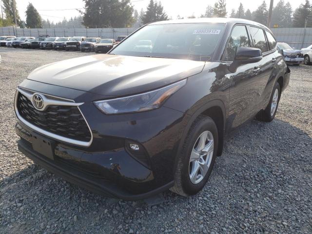 Photo 2 from auction – 2022 TOYOTA HIGHLANDER with VIN 5TDBZRBH9NS563610