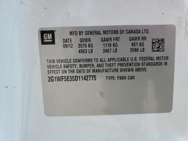 Photo 10 from auction – 2013 CHEVROLET IMPALA LS with VIN 2G1WF5E35D1142775