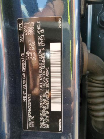 Photo 10 from auction – 2011 VOLVO V50 T5 with VIN YV1672MW3B2612162