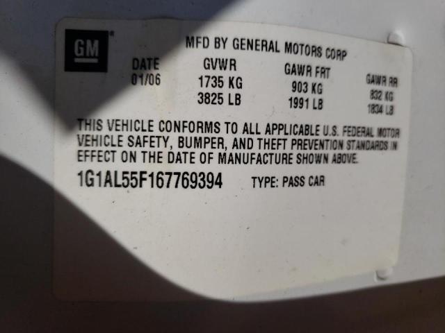 Photo 10 from auction – 2006 CHEVROLET COBALT LT with VIN 1G1AL55F167769394