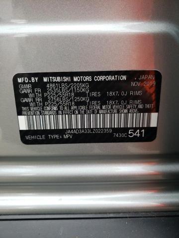 Photo 10 from auction – 2020 MITSUBISHI OUTLANDER with VIN JA4AD3A33LZ022359