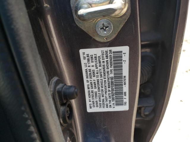 Photo 10 from auction – 2015 HONDA CIVIC EX with VIN 19XFB2F8XFE008183