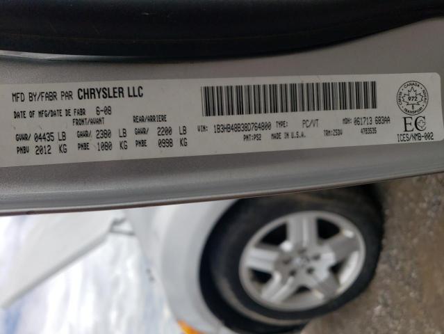 Photo 10 from auction – 2008 DODGE CALIBER SX with VIN 1B3HB48B38D764800
