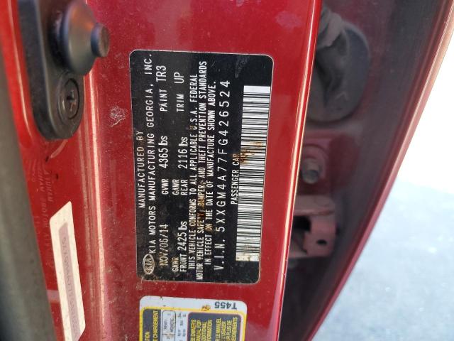 Photo 10 from auction – 2015 KIA OPTIMA LX with VIN 5XXGM4A77FG426524