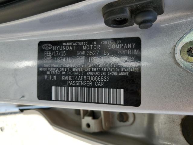 Photo 10 from auction – 2015 HYUNDAI ACCENT GLS with VIN KMHCT4AE8FU886832