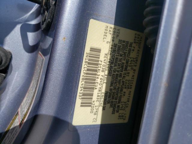 Photo 10 from auction – 2011 NISSAN VERSA S with VIN 3N1BC1CP2BL454337