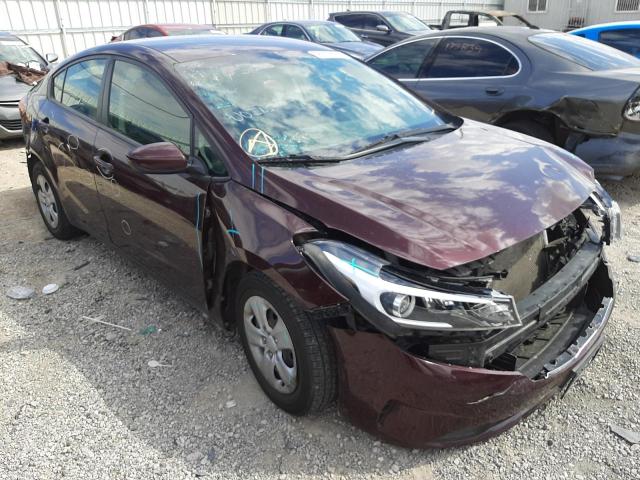 KIA FORTE LX 2018 with VIN 3KPFK4A77JE281018 - Photo from auction