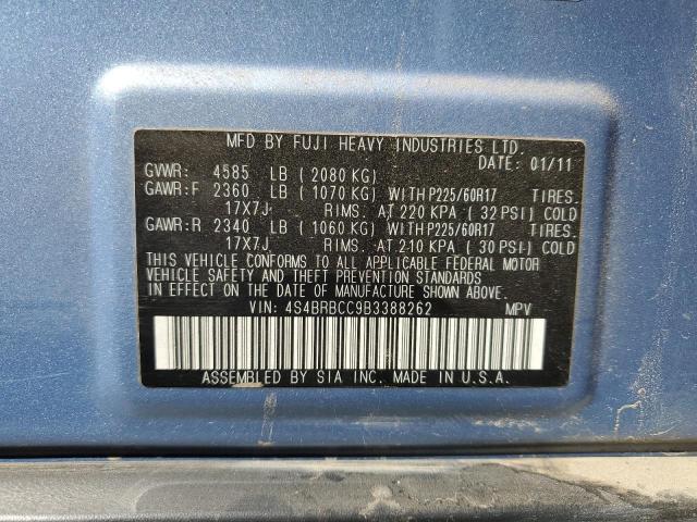Снимка 10 от търг – 2011 SUBARU OUTBACK 2. с VIN 4S4BRBCC9B3388262