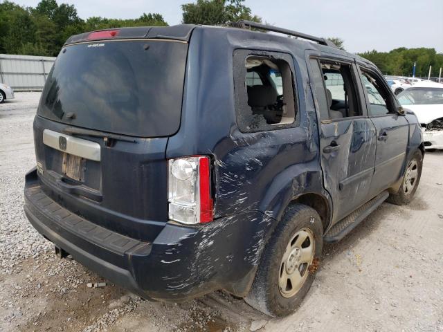 Photo 4 from auction – 2011 HONDA PILOT LX with VIN 5FNYF3H29BB002259