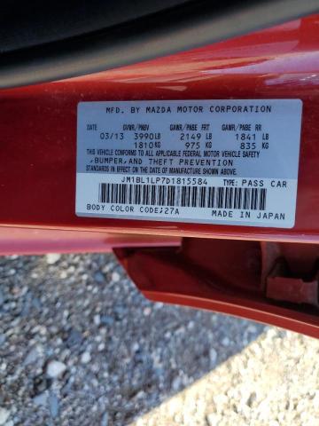 Photo 10 from auction – 2013 MAZDA 3 I with VIN JM1BL1LP7D1815584