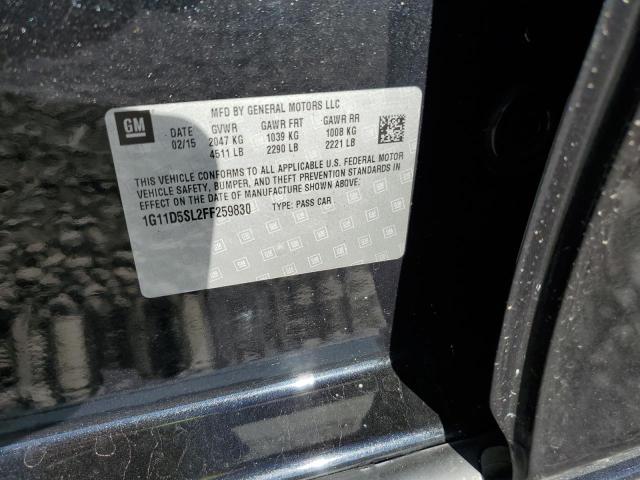Photo 10 from auction – 2015 CHEVROLET MALIBU 2LT with VIN 1G11D5SL2FF259830