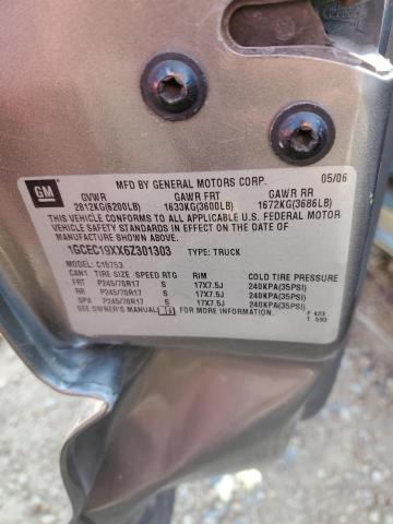 Photo 10 from auction – 2006 CHEVROLET SILVERADO with VIN 1GCEC19XX6Z301303