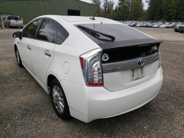 Photo 3 from auction – 2012 TOYOTA PRIUS PLUG with VIN JTDKN3DP2C3022717