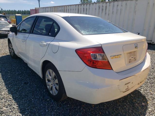 Photo 3 from auction – 2012 HONDA CIVIC LX with VIN 2HGFB2F56CH323537