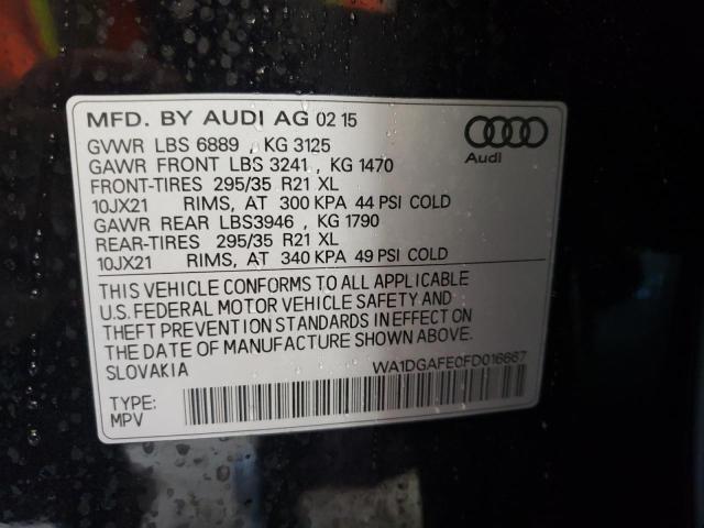 Zdjęcie 10 z aukcji – 2015 AUDI Q7 PRESTIG z VIN WA1DGAFE0FD016667