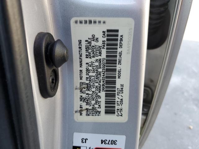 Photo 10 from auction – 2010 TOYOTA COROLLA BA with VIN 1NXBU4EE4AZ332070