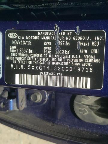 Photo 10 from auction – 2016 KIA OPTIMA LX with VIN 5XXGT4L33GG019718