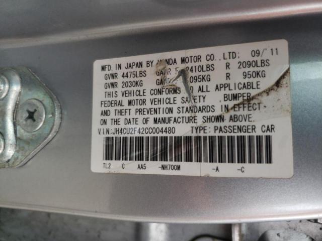 Photo 10 from auction – 2012 ACURA TSX with VIN JH4CU2F42CC004480