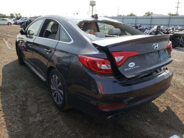 Photo 3 from auction – 2015 HYUNDAI SONATA SPO with VIN 5NPE34AF3FH096788