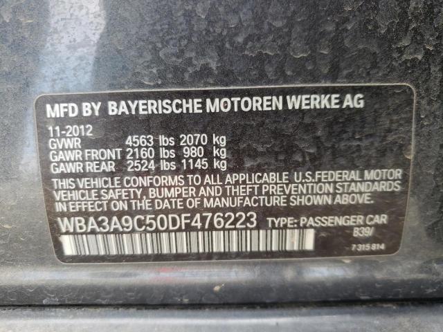Photo 10 from auction – 2013 BMW 335 I with VIN WBA3A9C50DF476223
