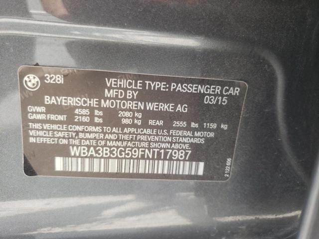 صورة رقم 10 من المزاد - 2015 BMW 328 XI مع VIN WBA3B3G59FNT17987