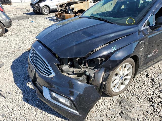 Photo 9 from auction – 2017 FORD FUSION SE with VIN 3FA6P0PU5HR106704