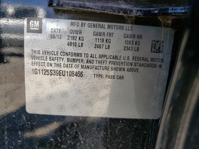 Photo 10 from auction – 2014 CHEVROLET IMPALA LT with VIN 1G1125S39EU108466