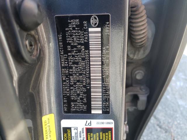 Photo 10 from auction – 2013 TOYOTA CAMRY L with VIN 4T1BF1FK6DU250956