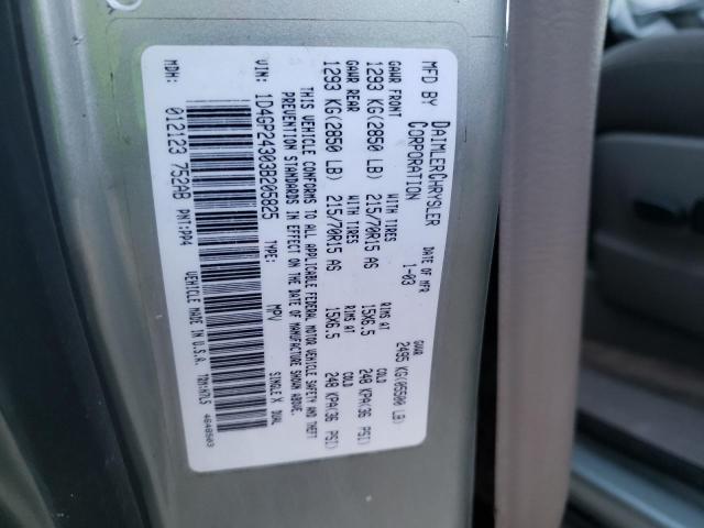 Photo 10 from auction – 2003 DODGE GRAND CARA with VIN 1D4GP24303B205825