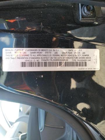 Photo 10 from auction – 2011 VOLKSWAGEN JETTA BASE with VIN 3VW2K7AJ6BM066889