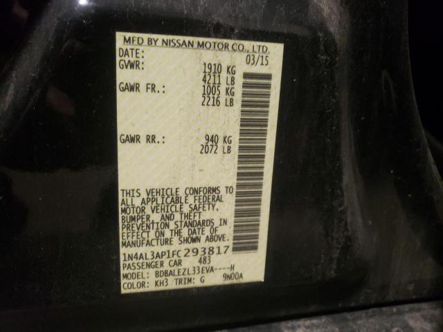 Photo 10 from auction – 2015 NISSAN ALTIMA 2.5 with VIN 1N4AL3AP1FC293817