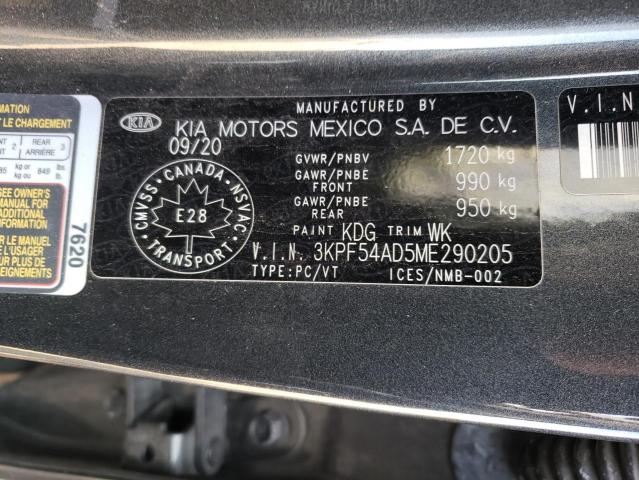 Photo 10 from auction – 2021 KIA FORTE EX with VIN 3KPF54AD5ME290205