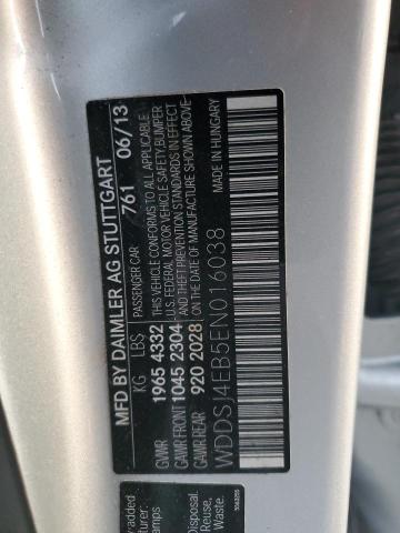Photo 10 from auction – 2014 MERCEDES-BENZ CLA 250 with VIN WDDSJ4EB5EN016038