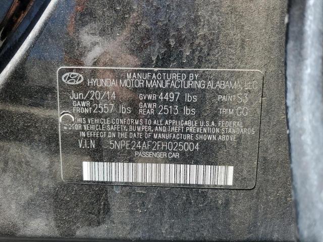 Photo 10 from auction – 2015 HYUNDAI SONATA SE with VIN 5NPE24AF2FH025004