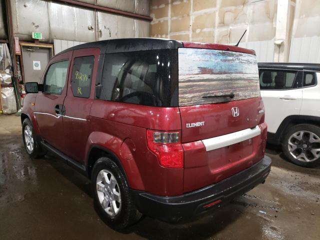 Photo 3 from auction – 2010 HONDA ELEMENT EX with VIN 5J6YH2H75AL005035