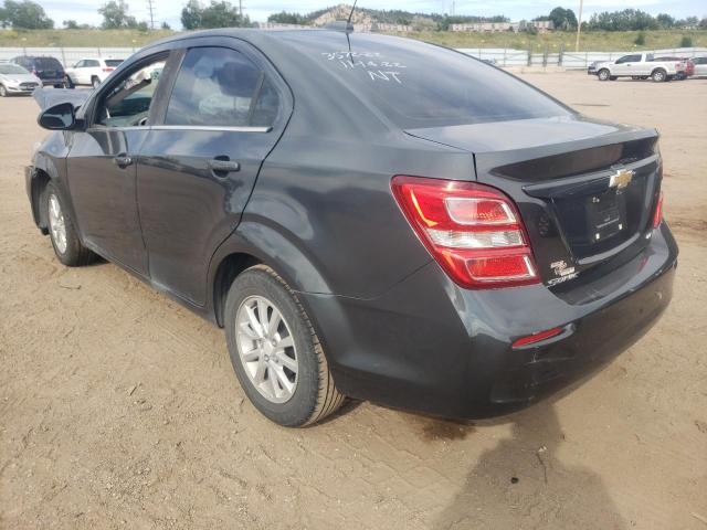 Photo 3 from auction – 2017 CHEVROLET SONIC LT with VIN 1G1JD5SHXH4107837
