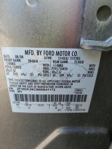 Photo 10 from auction – 2008 FORD EDGE LIMIT with VIN 2FMDK39C88BB41172