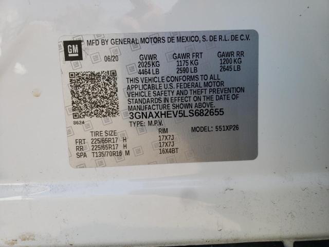 Photo 10 from auction – 2020 CHEVROLET EQUINOX LS with VIN 3GNAXHEV5LS682655