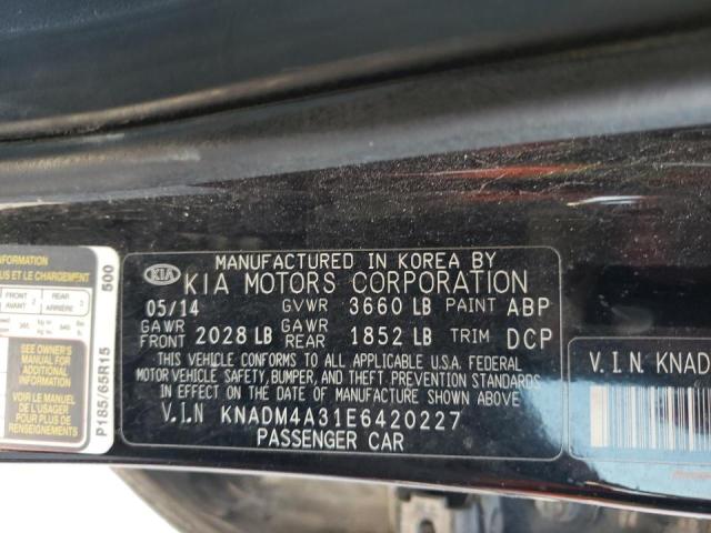 Photo 10 from auction – 2014 KIA RIO LX with VIN KNADM4A31E6420227