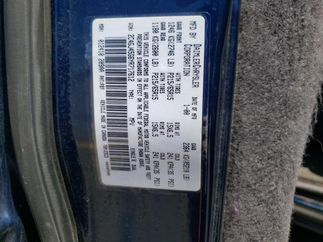 Photo 10 from auction – 2000 CHRYSLER VOYAGER SE with VIN 2C4GJ45G6YR717612